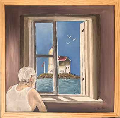 Burning Candle with Fruit - Lucas Holleman 